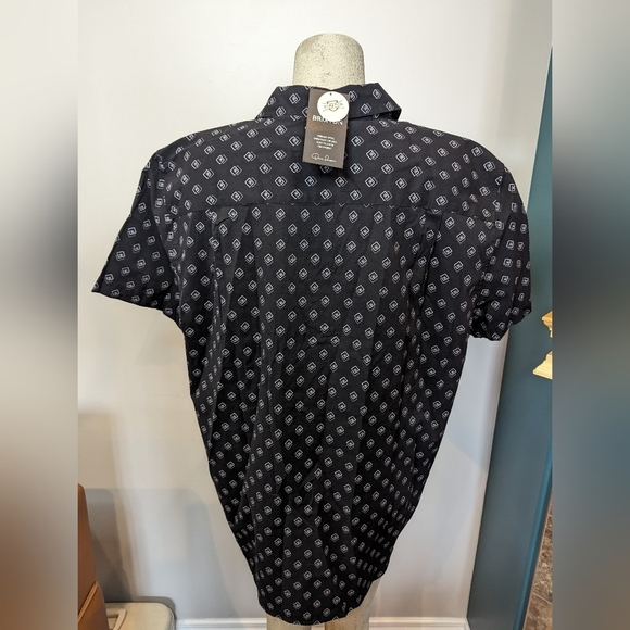BRIXTON Men's short sleeve button down stretch shirt Size XL new - Picture 8 of 13
